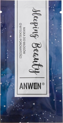 Изображение Anwen Anwen Maska do włosów nocna wysoka porowatość Sleeping Beauty w saszetce - 10 ml