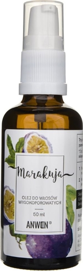 Picture of Anwen Olej do wosów wysokoporowatych Marakuja - 50 ml (ANW-331)