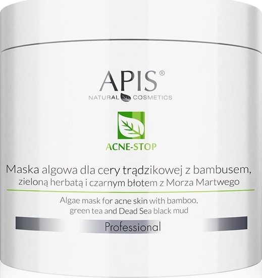 Picture of Apis APIS_Acne-Stop Algae Mask maska algowa dla cery trdzikowej z bambusem i zielon herbat 200g