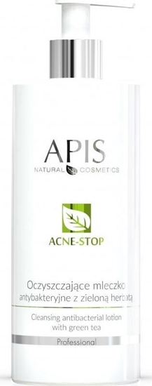 Picture of Apis Acne-Stop Cleansing Antibacterial Lotion oczyszczajce mleczko antybakteryjne z zielon herbat 500 ml