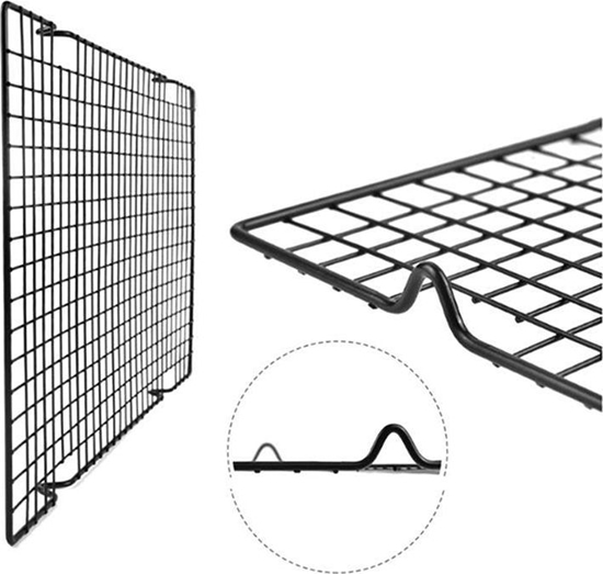Picture of Aptel AG649C KRATKA DO STUDZENIA CIAST MIS WYPIEKÓW 27x25cm czarna