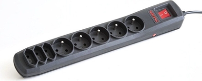 Изображение Listwa zasilajca Armac R8 przeciwprzepiciowa 8 gniazd 1.5 m czarna (R8/CZ/15)