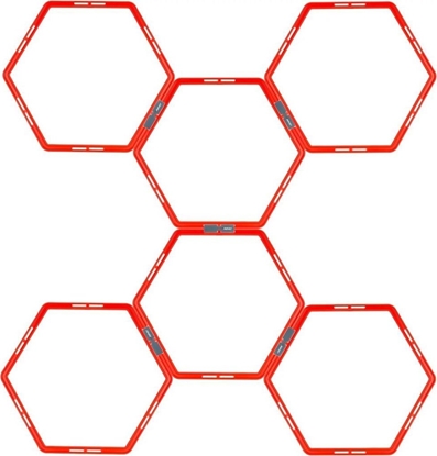 Изображение Avento Avento Drabinka koordynacyjna, 6 sześciokątnych elementów