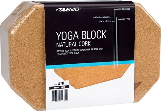 Изображение Avento Kostka do jogi brzowa