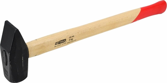 Изображение AWTools AWTOOLS MOTEK KOWALSKI 3,0 kg TRZONEK DREWNIANY BLACK LINE AW32041BL