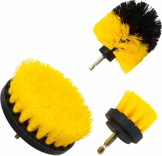 Picture of AWTools AWTOOLS SZCZOTKI DO CZYSZCZENIA NA WKRTARK 3 SZTUKI