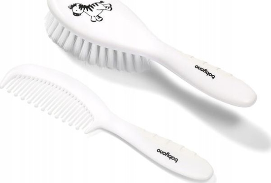 Picture of BabyOno Szczotka i grzebie dla dzieci biaa zebra Baby Ono