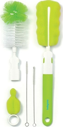 Изображение BabyOno Zestaw szczotek do butelek i smoczków z wymienn rczk (735/02)