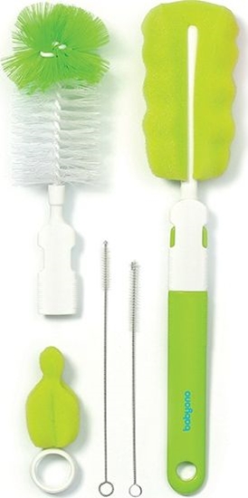 Picture of BabyOno Zestaw szczotek do butelek i smoczków z wymienn rczk (735/02)