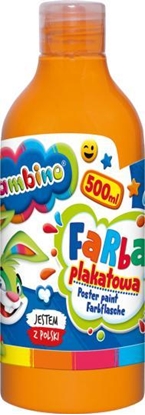 Attēls no Bambino Farby plakatowe w butelce 500ml Bambino pomarańczowa