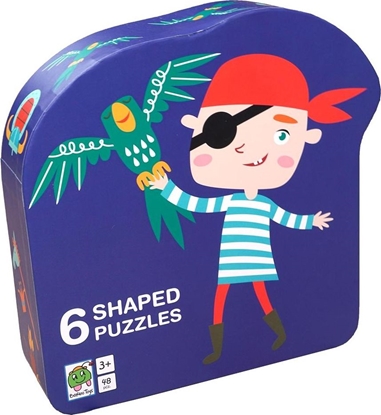 Attēls no Barbo Toys Puzzle dla dzieci w ozdobnym pudełku Pirat