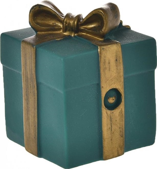 Picture of Barry King Zabawka dla psa, prezent niebieski, winylowy, 8,5x6cm, piszczca