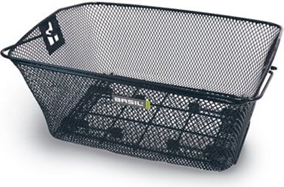 Attēls no Basil Kosz na tylny baganik COMO Carrier clamp on max.16 mm, stalowy czarny (BAS-11061)