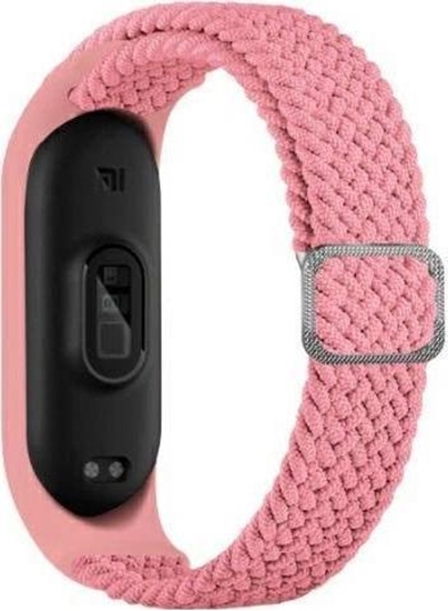 Picture of Beline Beline pasek Mi Band 5/6 Textile pink/ró