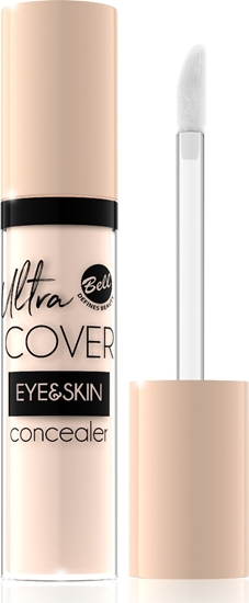 Изображение Bell Ultra Cover Eye & Skin  Korektor intensywnie kryjący w płynie 01 Light Ivory 5g