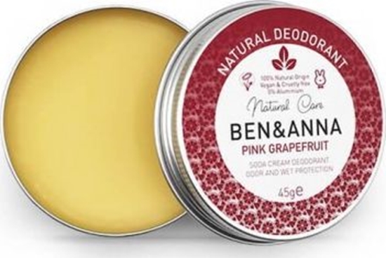 Picture of Ben&Anna BEN ANNA_Natural Deodorant naturalny dezodorant w kremie w metalowej puszce Grapefruit 45g