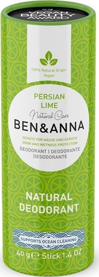 Изображение Ben&Anna BEN&ANNA_Natural Deodorant naturalny dezodorant na bazie sody w sztyfcie Persian Lime 40g