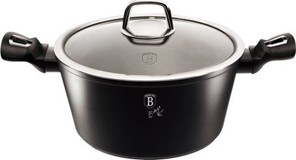 Picture of Berlinger Haus Garnek z pokrywk 24 cm 4.1 L Black Silver Collection BH/1852