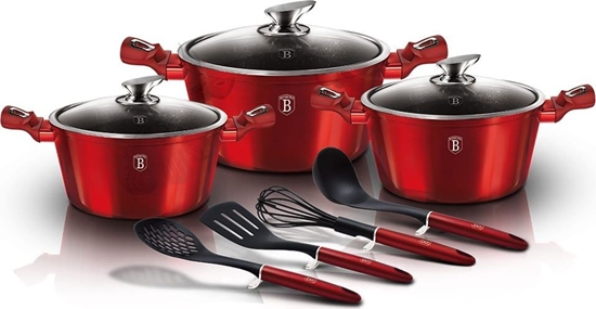 Picture of Berlinger Haus Zestaw Garnków Berlingerhaus Bh-6150 Burgundy