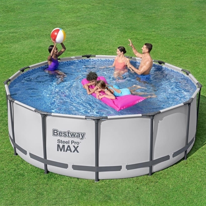 Attēls no Bestway Basen ogrodowy Steel Pro MAX z akcesoriami, okrągły, 396x122cm