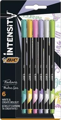 Attēls no Bic Cienkopisy BIC Intensity Fine mix Pastel blister 6 kolorów