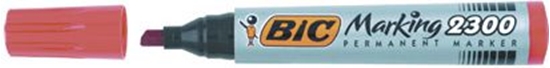 Изображение Bic marker permanent 2300 kocówka cita czerwony