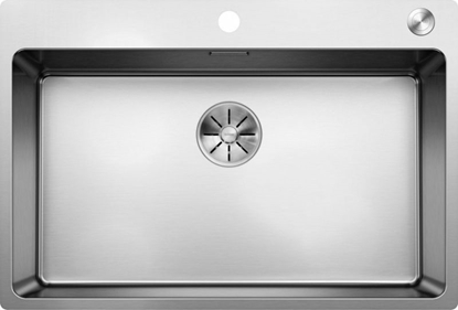 Изображение Zlewozmywak Blanco Andano 700-IF/A stal polerowana z korkiem InFino PushControl (525246)