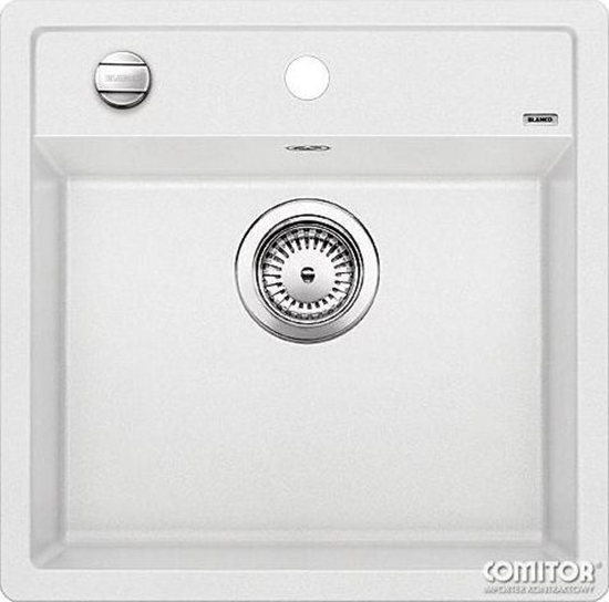 Изображение Zlewozmywak Blanco Dalago 5 Silgranit biay z korkiem automatycznym (518524)