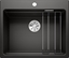 Attēls no Zlewozmywak Blanco Etagon 6 Silgranit czarny z korkiem InFino + szyny (525890)