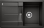 Изображение Zlewozmywak Blanco Metra 45 S Silgranit czarny (525915)
