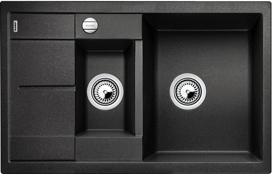 Изображение Zlewozmywak Blanco  Metra 6 S Compact Silgranit PuraDur Antracyt odwracalny, korek auto.