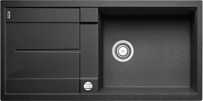 Attēls no Zlewozmywak Blanco Metra XL 6 S Silgranit antracyt z korkiem automatycznym (515286)