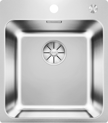 Attēls no Zlewozmywak Blanco  Solis 400-IF/A Stal szczotkowana, korek auto., InFino, PushControl