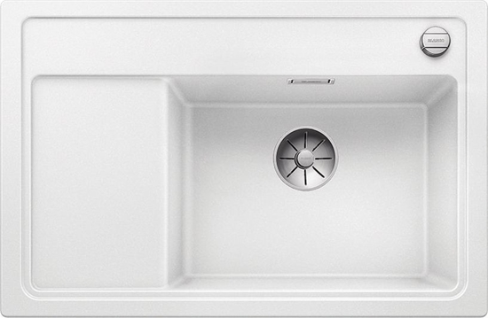 Изображение Zlewozmywak Blanco Zenar XL 6 S Compact Silgranit biay z korkiem automatycznym InFino, komora z prawej (523775)