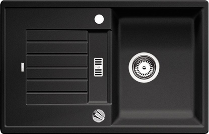 Изображение Zlewozmywak Blanco Zia 45 S Silgranit antracyt z korkiem automatycznym (514724)