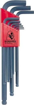 Picture of Bondhus Zestaw imbusów 1,5 - 10 BONDHUS - dugie, z kulk [9 szt.]