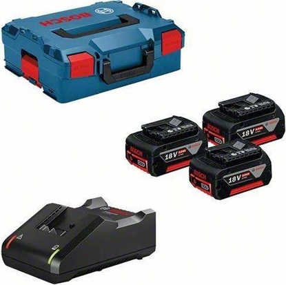 Attēls no Bosch BOSCH.AKUMULATOR 18V 5,0Ah x3 +ADOWARKA GAL 18V-40 +LB B0615990L3T