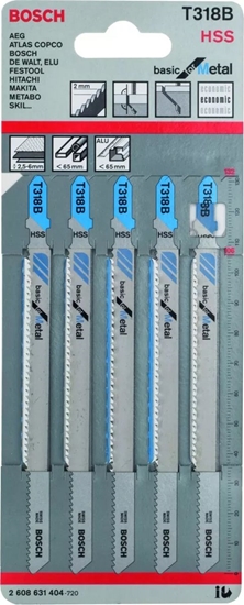 Изображение Bosch Jigsaw blade T 318 B