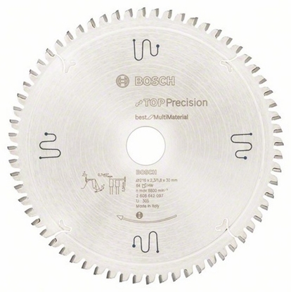Изображение Bosch ‎2608642097 circular saw blade 21.6 cm 1 pc(s)