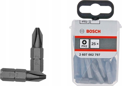 Изображение Bosch kocówka wkrcajca Exh PH2x25mm 25 sztuk (2607002797)