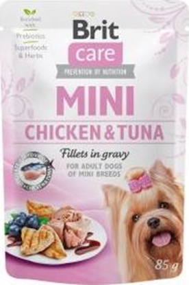 Picture of Brit Brit Care Adult Mini Chicken Tuna Fillets in Gravy Kurczak z Tuczykiem w Sosie 85 G