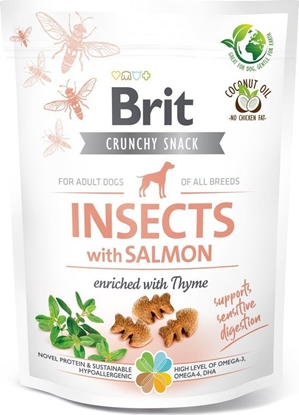 Attēls no Brit BRIT CARE Dog Crunchy Cracker Insects rich in Salmon 200g