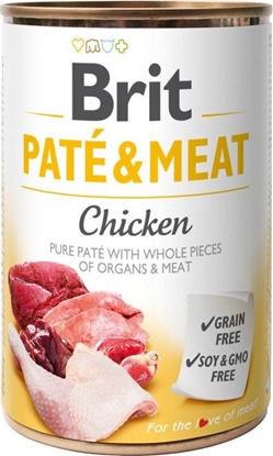 Изображение Brit BRIT PATE & MEAT CHICKEN 400g