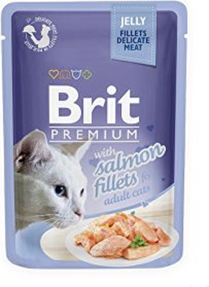 Attēls no Brit KOT sasz.85g prem. el SALMON FILLE