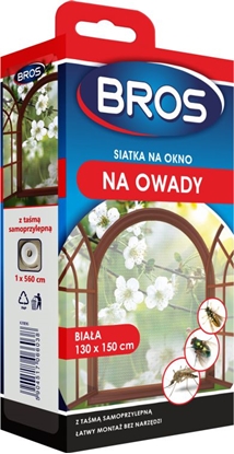 Изображение Bros Siatka na okno 130 x 150cm Biaa