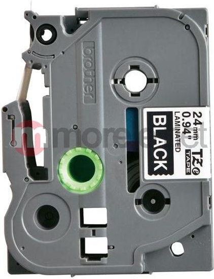 Picture of Brother tama TZE-355 (white on black)