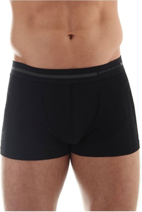 Attēls no Brubeck Bokserki mskie Comfort Wool granatowe r. XXL (BX10430)