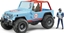 Изображение Bruder Professional Series Jeep Cross country Racer blue with driver (02541)