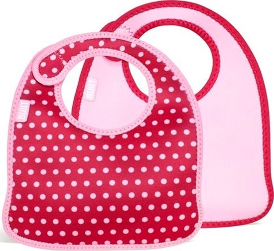 Picture of Built liniak Mess Mate Baby Pink Mini Dots 2 szt.