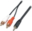 Attēls no Lindy Audio Cable 2x Phono 3,5 mm/3m